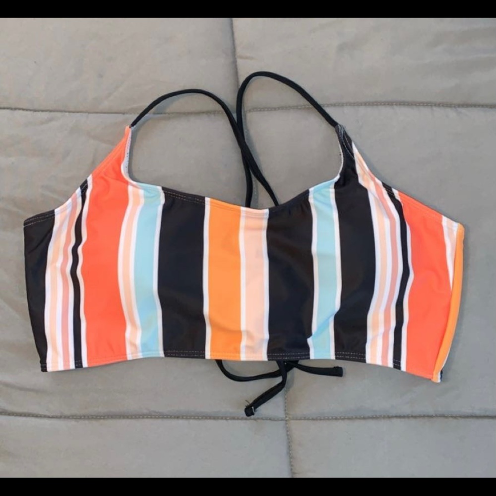 Striped Bikini Top